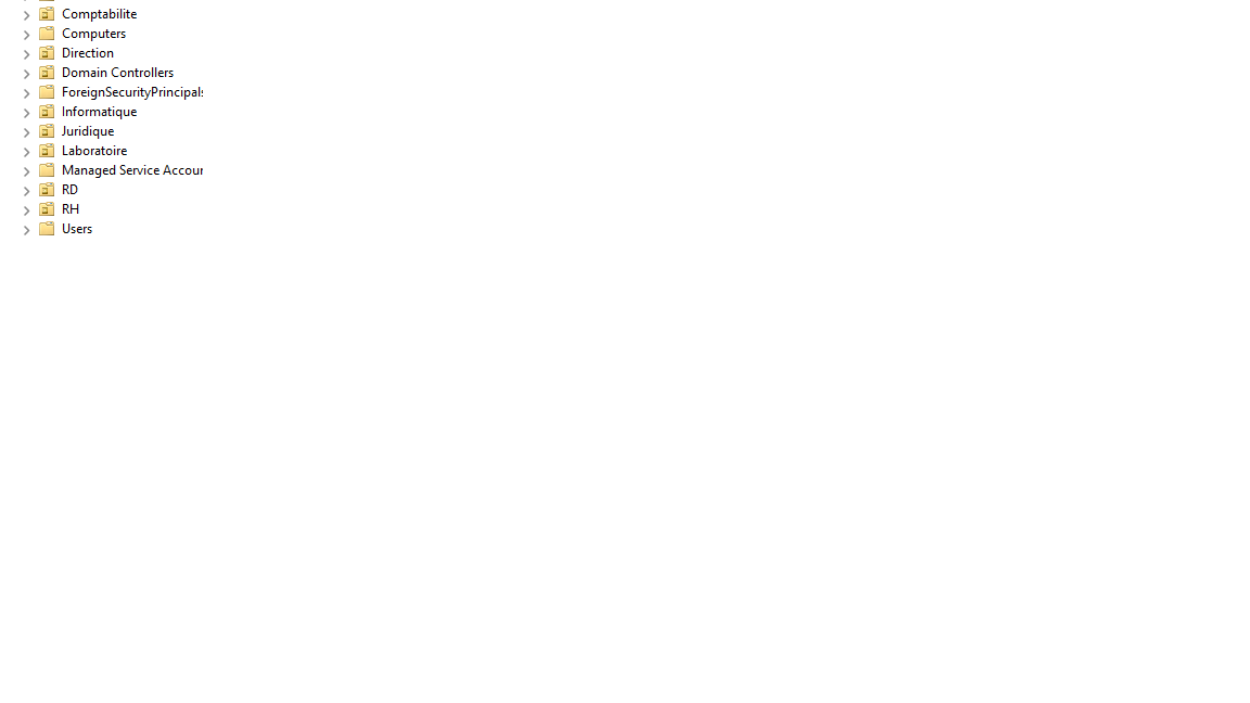 GPO active sur l'OU RH